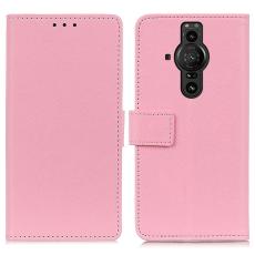  Sony Xperia Pro-I Fodral L&auml;der Ljus Rosa - Teknikhallen.se