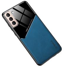  Samsung Galaxy S21 - Hybrid Skal Med Inbyggd Magnetplatta - Bl&aring; - Teknikhallen.se