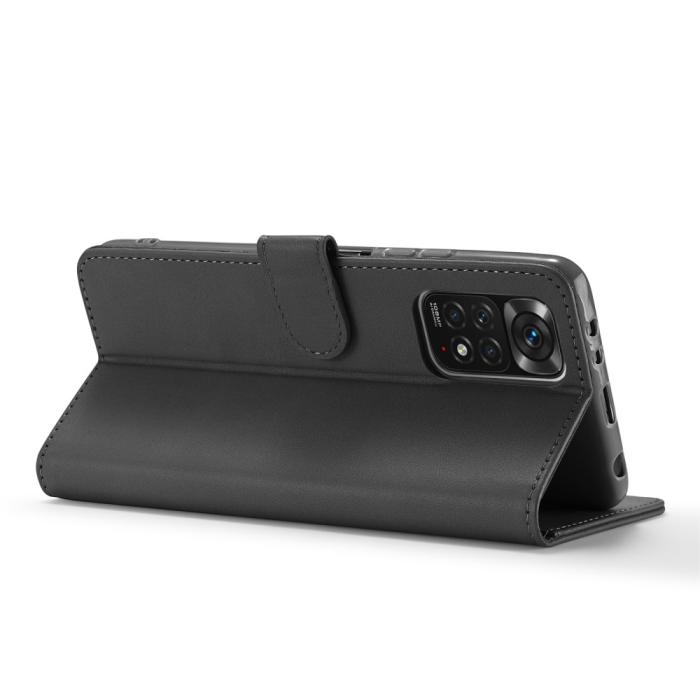 Bild 5, LC.IMEEKE LC.IMEEKE Xiaomi Redmi Note 11 Pro 5G Fodral Läder Svart - Teknikhallen.se