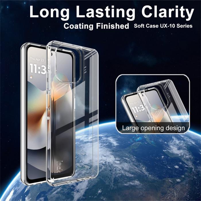 Bild 3, IMAK IMAK Motorola Moto G56 5G Skal Soft TPU Transparent - Teknikhallen.se