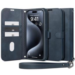 Spigen Spigen iPhone 15 Pro Fodral Wallet "S" Pro Navy - Teknikhallen.se