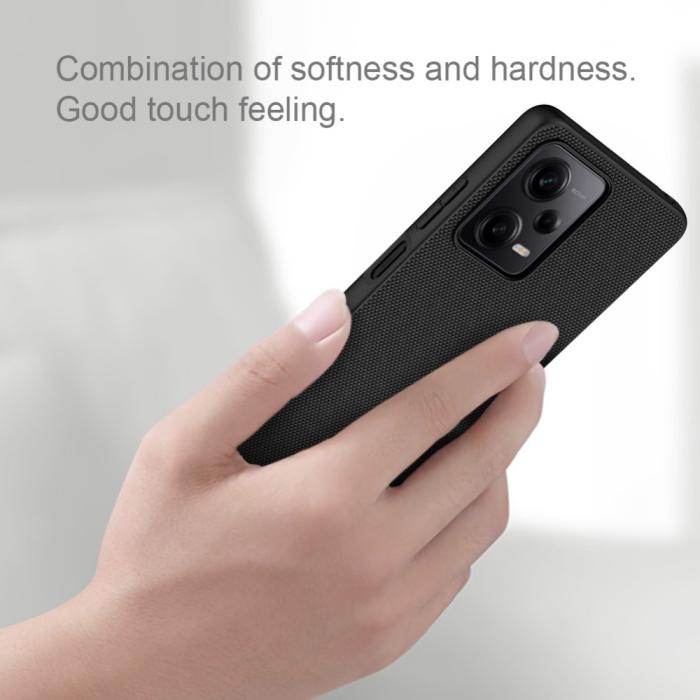 Bild 5, NILLKIN NILLKIN Xiaomi Redmi Note 12 Pro 5G Skal Nylon Hybrid Svart - Teknikhallen.se