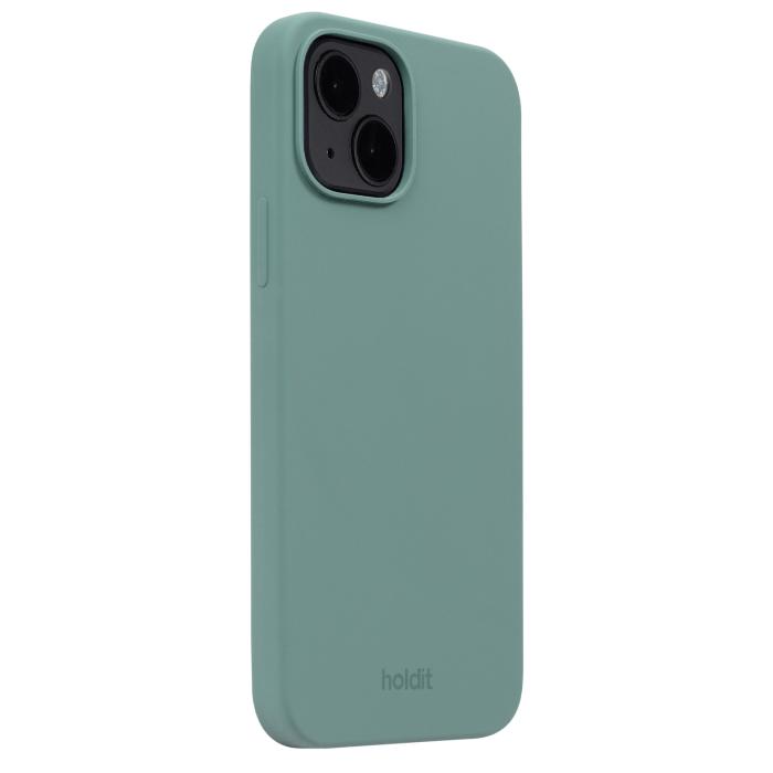 Bild 2, holdit holdit iPhone 14 / 13 Skal Silikon Moss Green - Teknikhallen.se