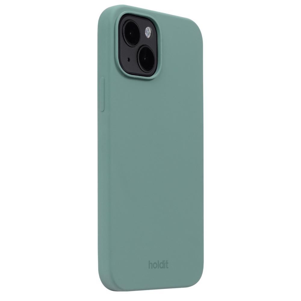 holdit holdit iPhone 14 / 13 Skal Silikon Moss Green - Teknikhallen.se