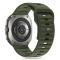 Tech-Protect Tech-Protect Galaxy Watch Ultra 47 mm Armband Silicone Line Olive Green - Teknikhallen.se