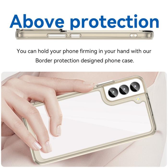 Bild 4,  Samsung Galaxy S23 Skal Akryl/TPU Grå - Teknikhallen.se