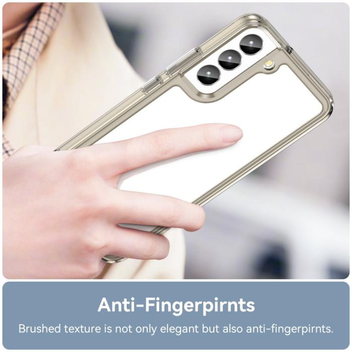 Bild 5,  Samsung Galaxy S23 Skal Akryl/TPU Grå - Teknikhallen.se