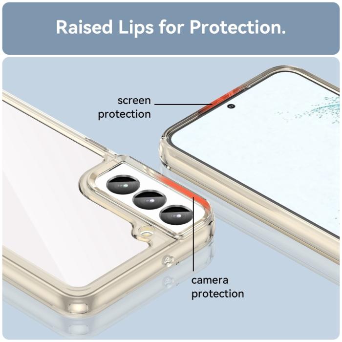 Bild 6,  Samsung Galaxy S23 Skal Akryl/TPU Grå - Teknikhallen.se
