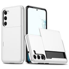  Samsung Galaxy S23 Skal Med Korth&aring;llare Vit - Teknikhallen.se