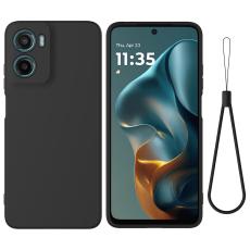  Motorola Moto G06 Power Skal Liquid Silikon Svart - Teknikhallen.se