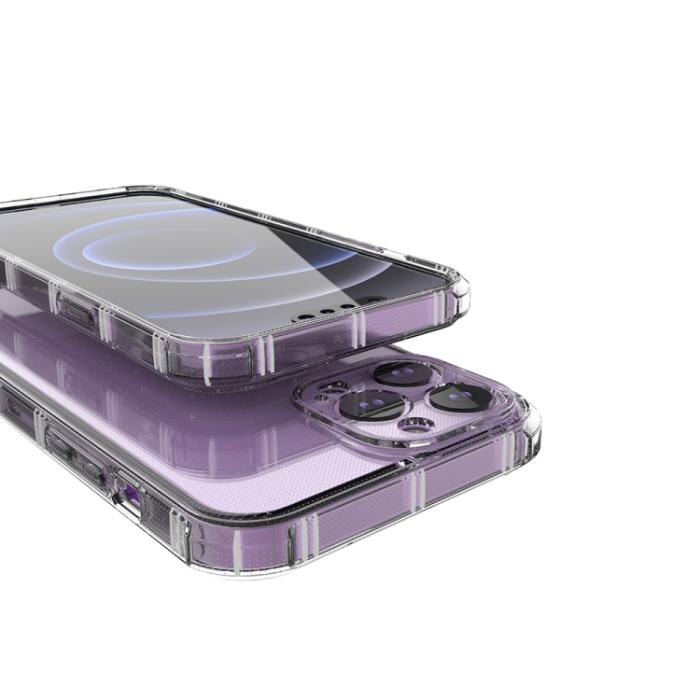 Bild 5,  iPhone 14 Pro Skal Shockproof TPU Transparent - Teknikhallen.se