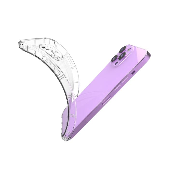 Bild 6,  iPhone 14 Pro Skal Shockproof TPU Transparent - Teknikhallen.se