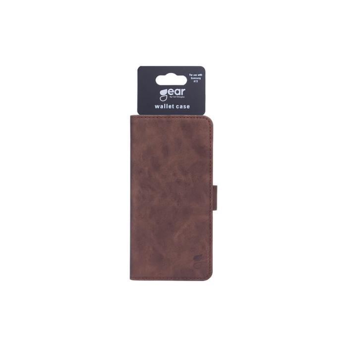Bild 2, Gear GEAR Samsung Galaxy A72 Fodral Nubuck Läder Brun - Teknikhallen.se