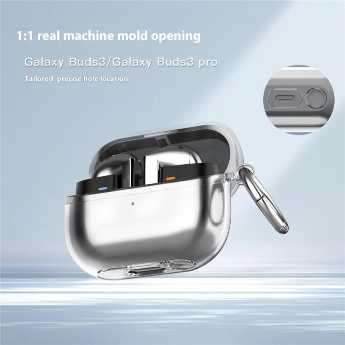 Bild 5,  Samsung Galaxy Buds 3/3 Pro Skal TPU Transparent - Teknikhallen.se