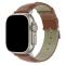 ColorPop Äkta Läder Armband Apple Watch 42/44/45/49 mm Brun - Teknikhallen.se