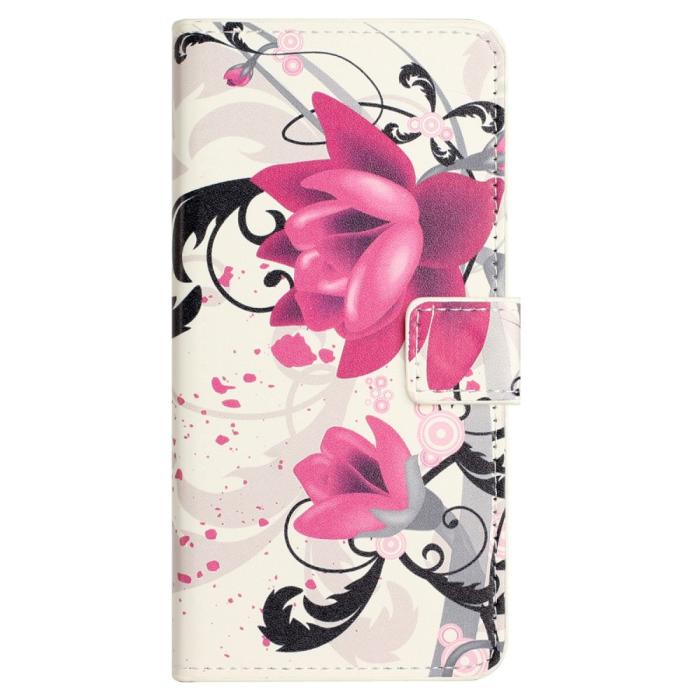 Bild 5,  Samsung Galaxy S24 FE Fodral Med Tryck Lotus Blomma - Teknikhallen.se