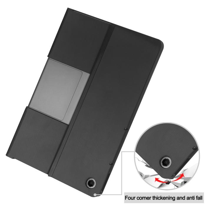 Bild 5,  Lenovo Tab Plus Fodral Läder Svart - Teknikhallen.se