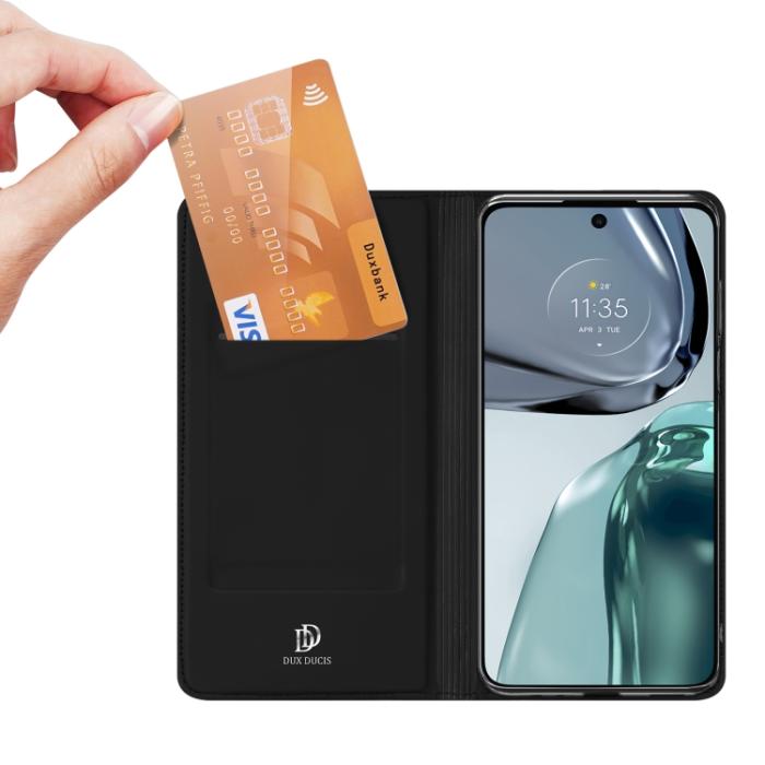 Bild 2, DUX DUCIS DUX DUCIS Motorola Moto G62 5G Fodral Skin Pro Svart - Teknikhallen.se