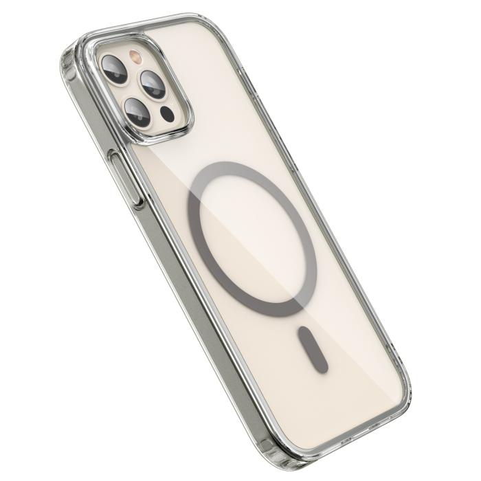Bild 3, ColorPop ColorPop iPhone 12 Pro Max Skal CH MagSafe Transparent/Titanium - Teknikhallen.se