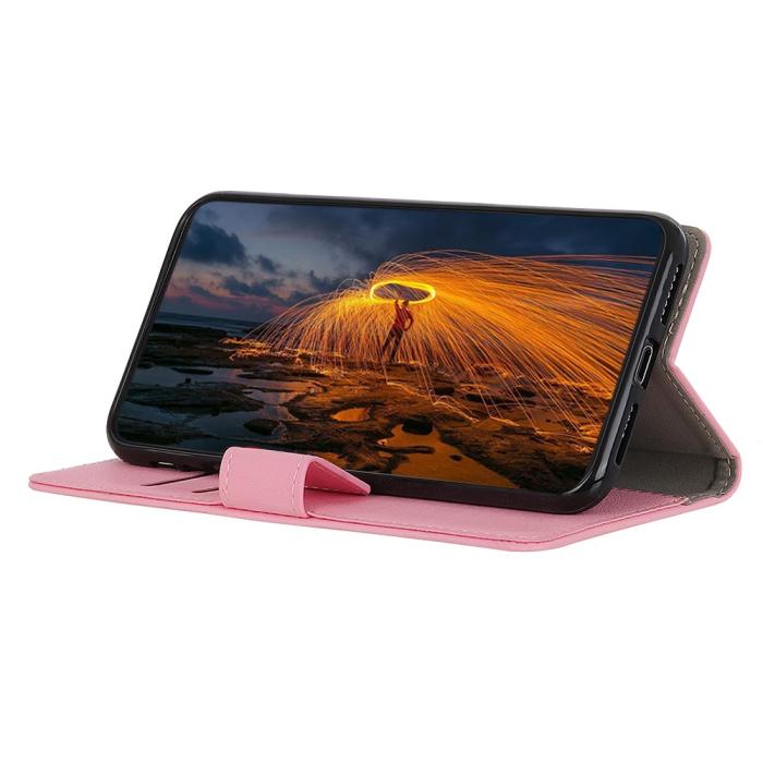 Bild 4,  Sony Xperia Pro-I Fodral Läder Ljus Rosa - Teknikhallen.se
