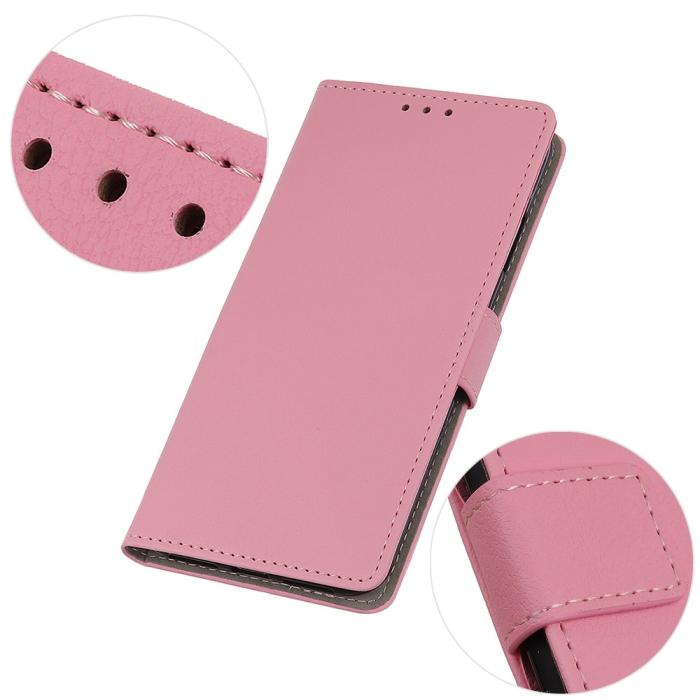 Bild 6,  Sony Xperia Pro-I Fodral Läder Ljus Rosa - Teknikhallen.se