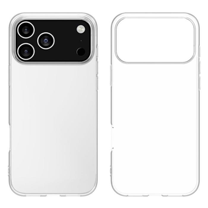 Bild 2,  iPhone 17 Pro Skal Slim Fit TPU Transparent - Teknikhallen.se