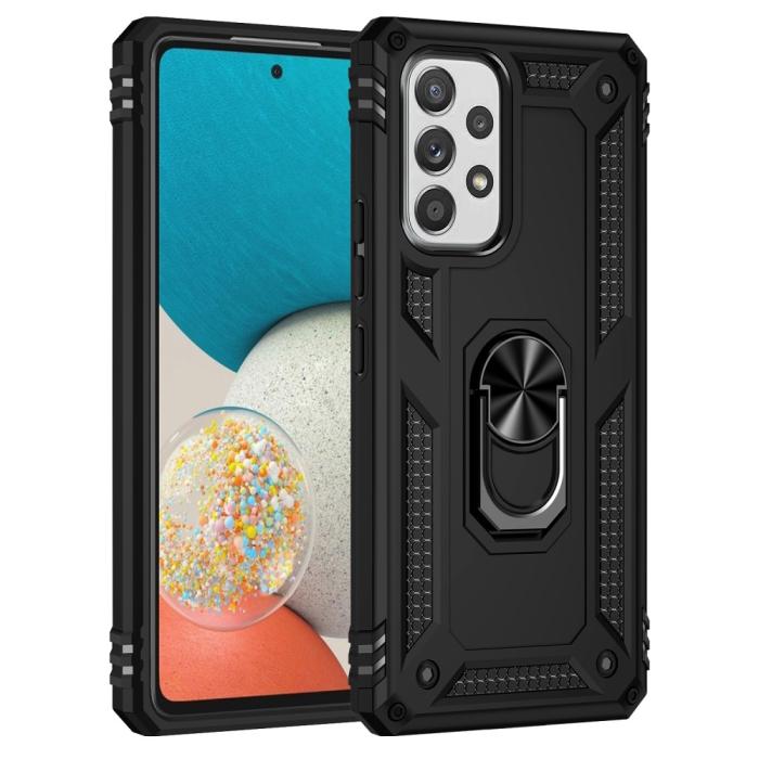 Bild 2,  Samsung Galaxy A53 5G Skal Armor Hybrid Ring Svart - Teknikhallen.se