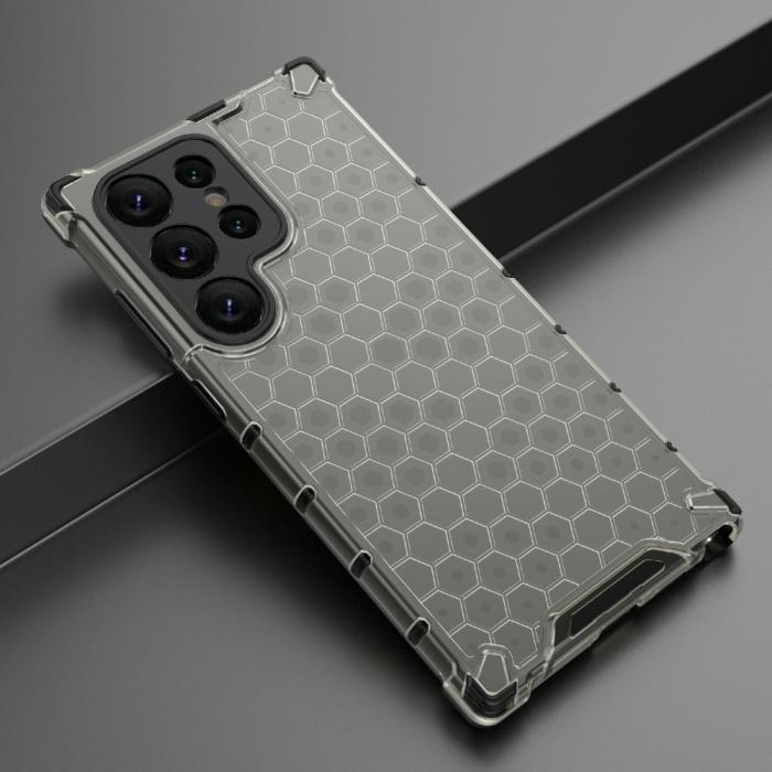 Bild 4,  Galaxy S24 Ultra Skal Honeycomb Shockproof Hybrid Svart - Teknikhallen.se