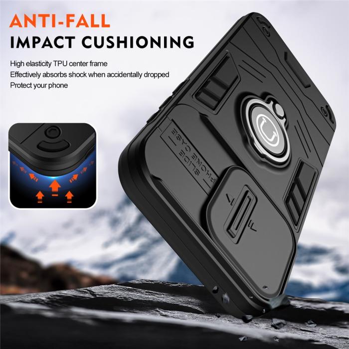 Bild 3,  Samsung Galaxy A27 5G Skal Camshield Kickstand Svart - Teknikhallen.se