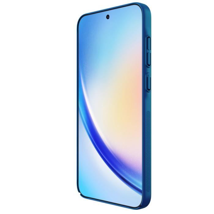 Bild 5, NILLKIN NILLKIN Galaxy A35 5G Skal Frosted Shield Pro Matt Blå - Teknikhallen.se