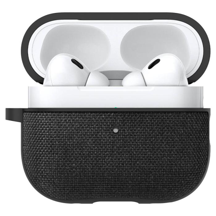Bild 2, Spigen Spigen AirPods Pro 1/2 Fodral Urban Fit Svart - Teknikhallen.se