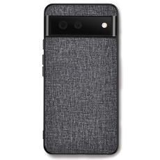  Google Pixel 8 Skal Tygm&ouml;nstrat Hybrid Gr&aring; - Teknikhallen.se