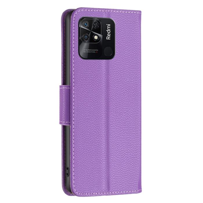 Bild 3,  Xiaomi Redmi 10C Fodral Shark Litchi Lila - Teknikhallen.se