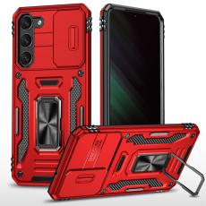  Samsung Galaxy S23 Plus Skal Ring CamShield R&ouml;d - Teknikhallen.se