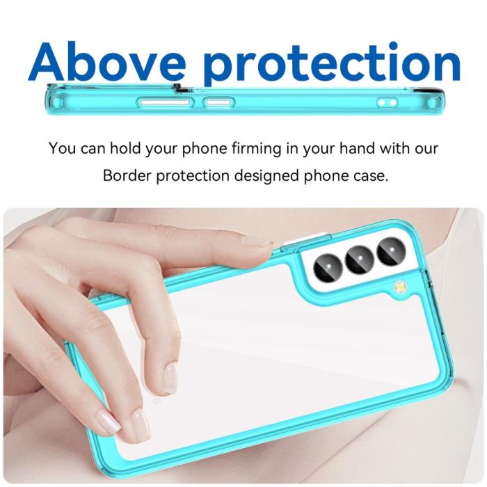 Bild 4,  Samsung Galaxy S23 Skal Akryl/TPU Blå - Teknikhallen.se