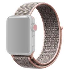  Nylon Loop Armband Justerbart Apple Watch 42/41/40/38 mm - Ros&eacute;guld - Teknikhallen.se
