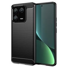  Xiaomi 13 Pro 5G Skal Borstad St&aring;l Textur Svart - Teknikhallen.se