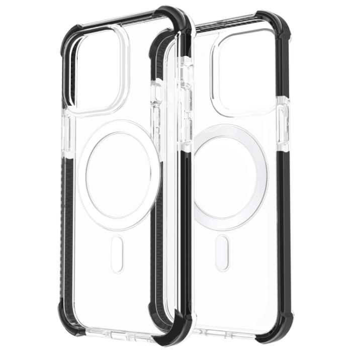 Bild 3,  iPhone 15 Pro Max Skal MagSafe Shockproof Akryl Svart - Teknikhallen.se