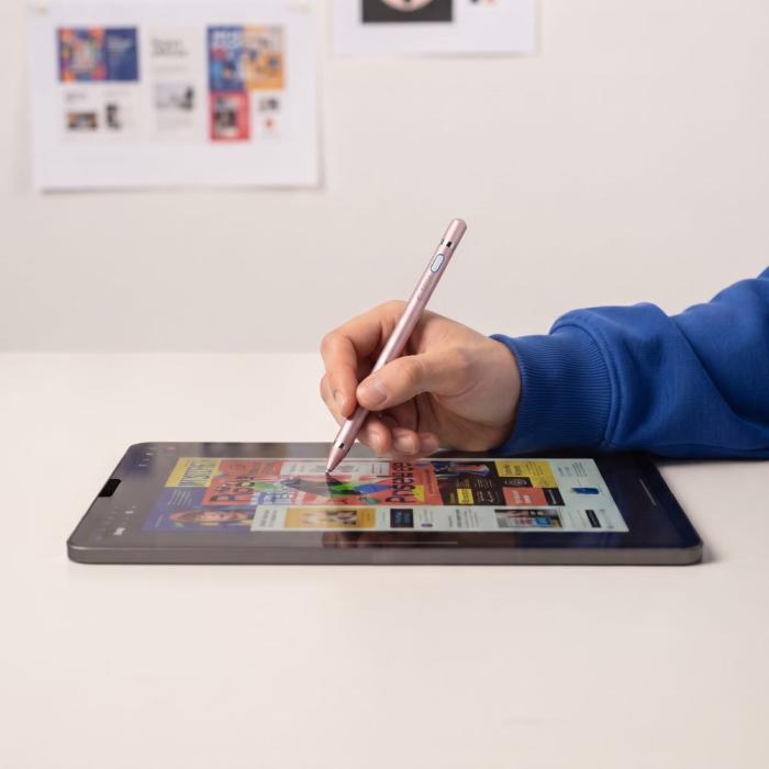 Bild 6, Tech-Protect Tech-Protect Active Stylus Touchpenna Rosa - Teknikhallen.se
