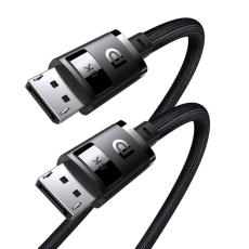 BASEUS Baseus DP DisplayPort Hane Kabel 1.5m, 8K St&ouml;d Svart - Teknikhallen.se