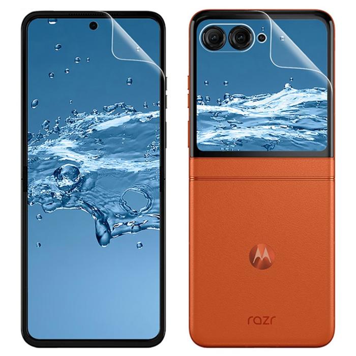 Bild 2, IMAK IMAK Motorola Razr 50 60 / 5G Skärmskydd Heltäckande TPU - Teknikhallen.se