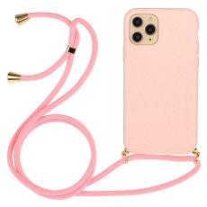  iPhone 16 Pro Max Skal Med Sn&ouml;re Rosa - Teknikhallen.se