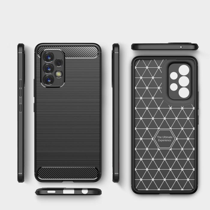Bild 4, Tech-Protect Tech-Protect Samsung Galaxy A53 5G Skal Borstad Stål Textur Svart - Teknikhallen.se