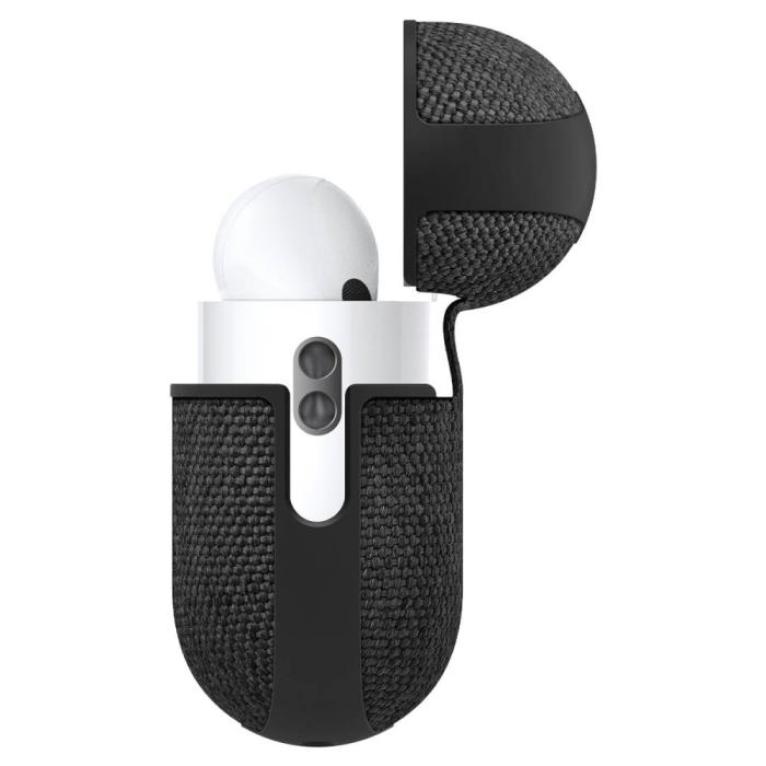 Bild 5, Spigen Spigen AirPods Pro 1/2 Fodral Urban Fit Svart - Teknikhallen.se