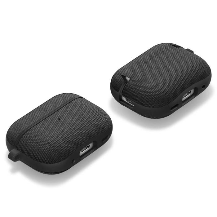 Bild 6, Spigen Spigen AirPods Pro 1/2 Fodral Urban Fit Svart - Teknikhallen.se
