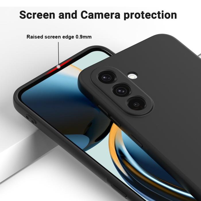 Bild 4,  Samsung Galaxy A26 5G Skal Liquid Silikon Svart - Teknikhallen.se