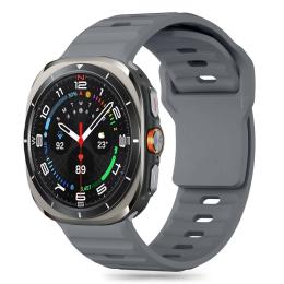 Tech-Protect Tech-Protect Galaxy Watch Ultra 47 mm Armband Silicone Line Crayon Grey - Teknikhallen.se