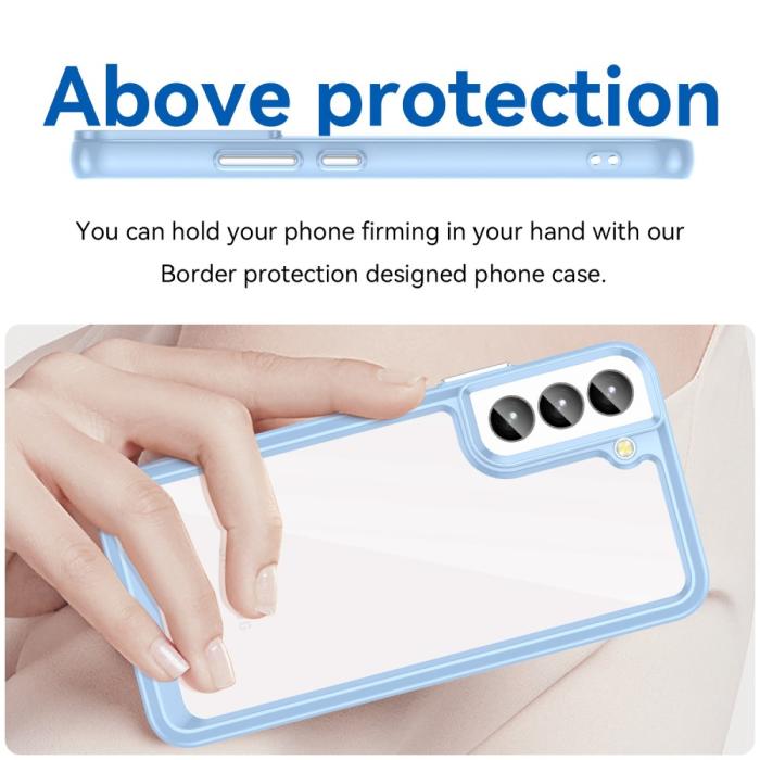 Bild 4,  Samsung Galaxy S23 Skal Akryl/TPU Blå - Teknikhallen.se