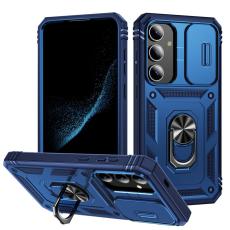  Galaxy S24 Plus Skal CamShield Ring Hybrid Armor Bl&aring; - Teknikhallen.se