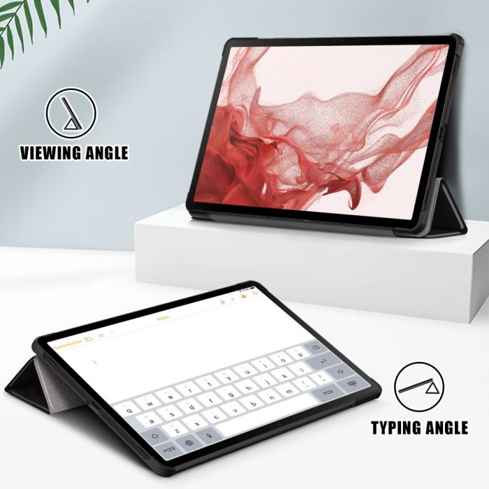 Bild 5,  Samsung Galaxy Tab S9 Plus Fodral Läder Dont Touch - Teknikhallen.se